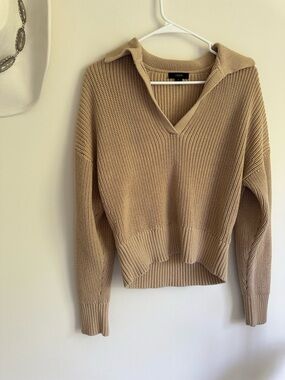 J Crew | Tan 100% Cotton Sweater